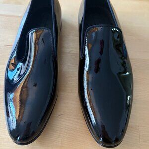 Hugo Boss Women's Patent Leather Slip-On Loafers Size 37 NWOT